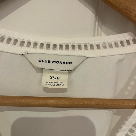 Club Monaco White Eyelet Dress - Picture 5 of 5